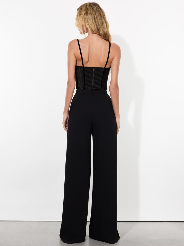 DENNA VELVET CORSET - BLACK image 2 - Alice And Olivia
