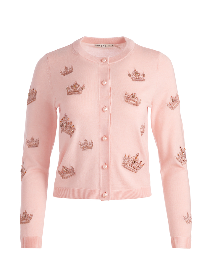 RUTHY CARDIGAN - PEARL BLUSH image 6 - Alice And Olivia