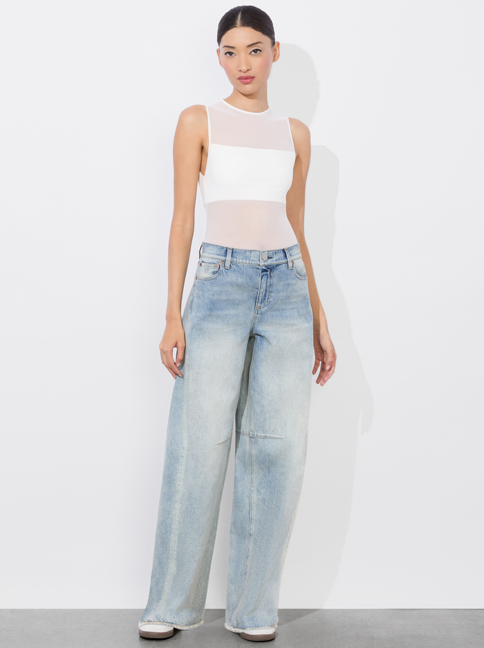 DRIGGS BALLOON JEAN - SIERRA LIGHT BLUE image 4 - Alice And Olivia