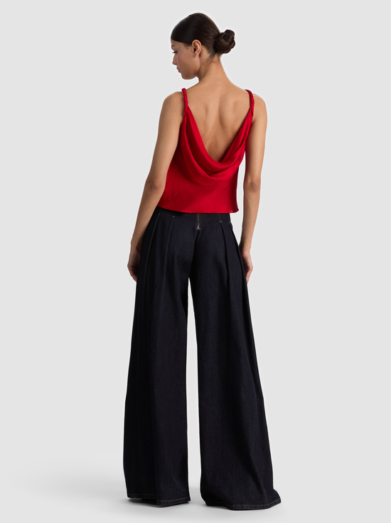 CHILI PEPPER-MONIQUE TWIST STRAP TANK