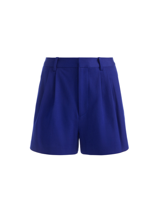 TWILIGHT BLUE-CONRY PLEATED SHORT