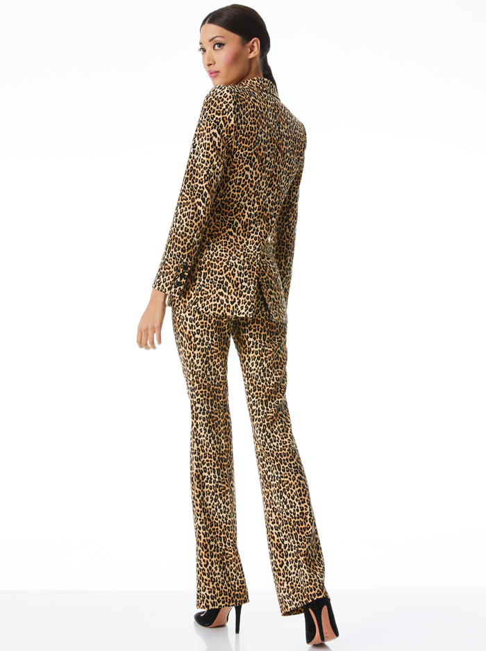 BREANN FITTED BLAZER - SPOTTED LEOPARD DARK TAN image 1 - Alice And Olivia