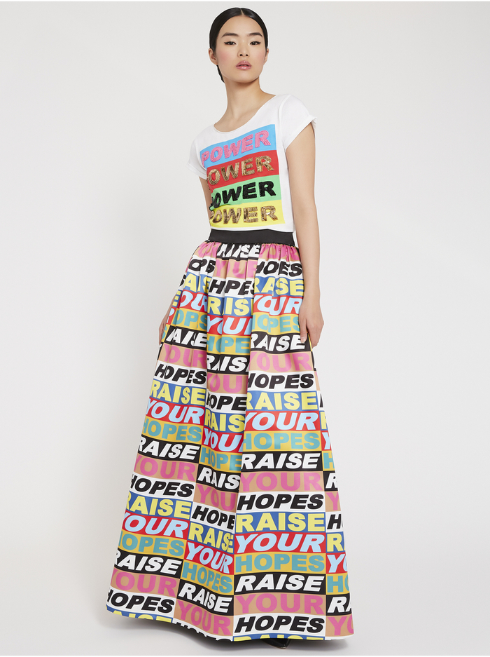 AO X LAKWENA MIKEY TEE - WHITE/MULTI image 4 - ALICE + OLIVIA