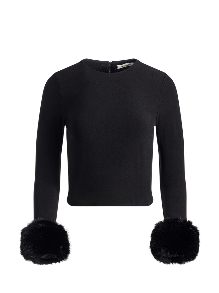 DELAINA TOP - BLACK image 5 - Alice And Olivia