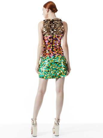 CLYDE EMBELLISHED SHIFT DRESS