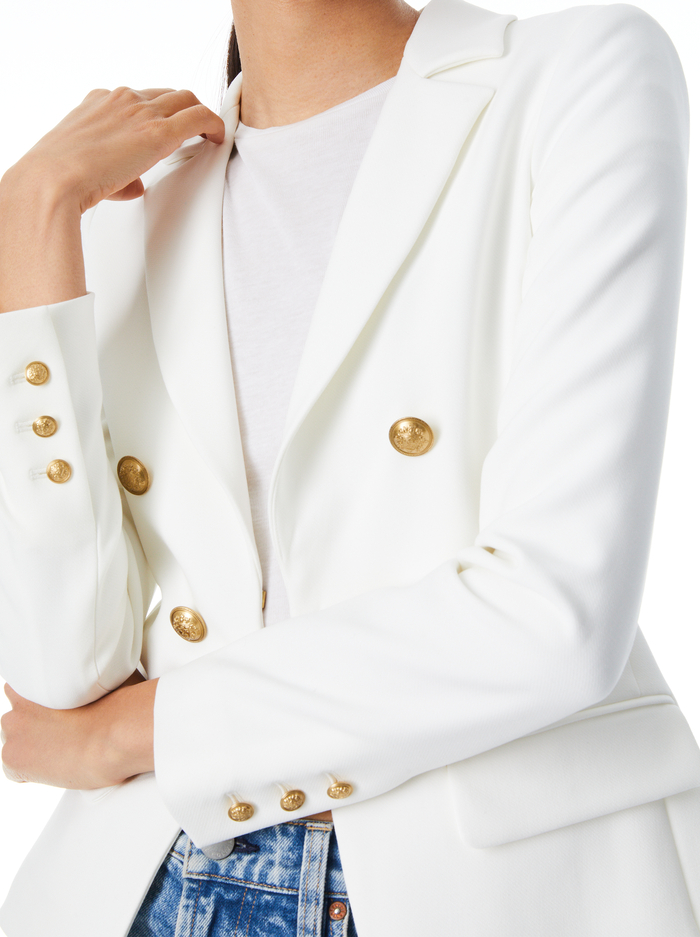 MYA BLAZER - OFF WHITE image 3 - ALICE + OLIVIA