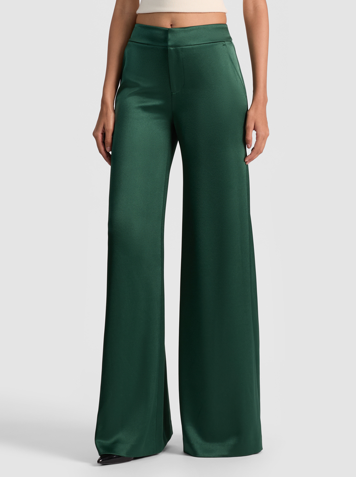 NESSI TROUSER - GREEN MYSTIQUE - Alice And Olivia