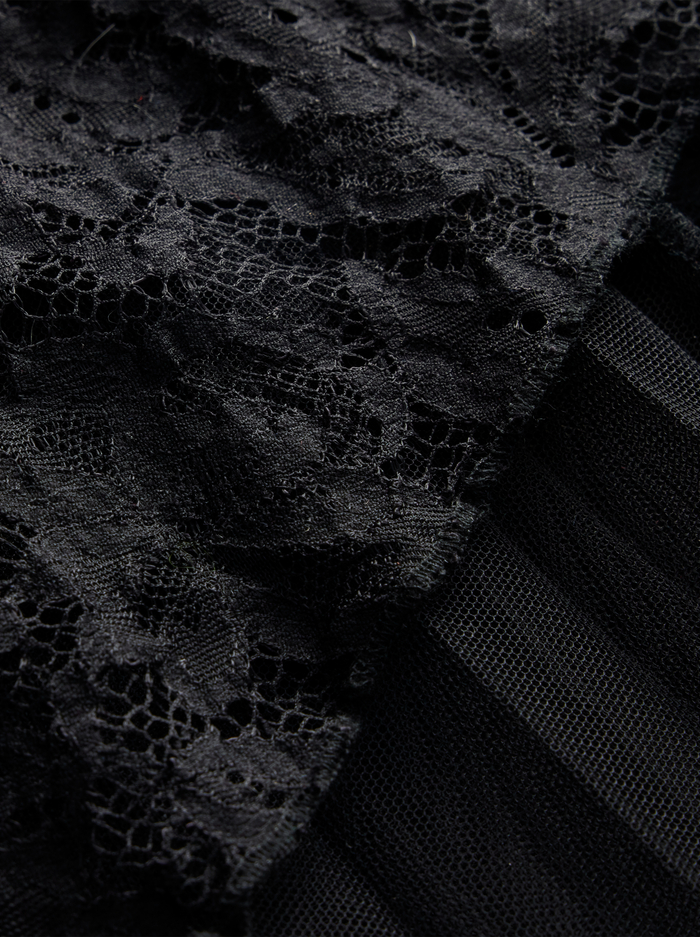 MARZITA LACE MIDI DRESS - BLACK image 1 - Alice And Olivia
