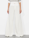 OLIVIA LINEN PANT - OFF WHITE