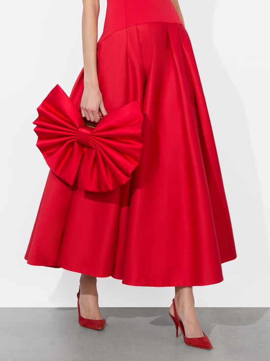 BRIGHT RUBY-SEMIRA BOW BAG