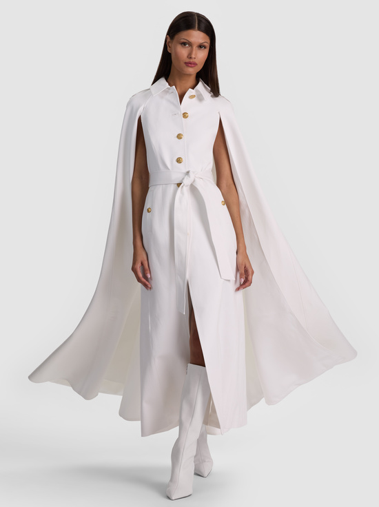 OFF WHITE-KOHLER MAXI TRENCH CAPE