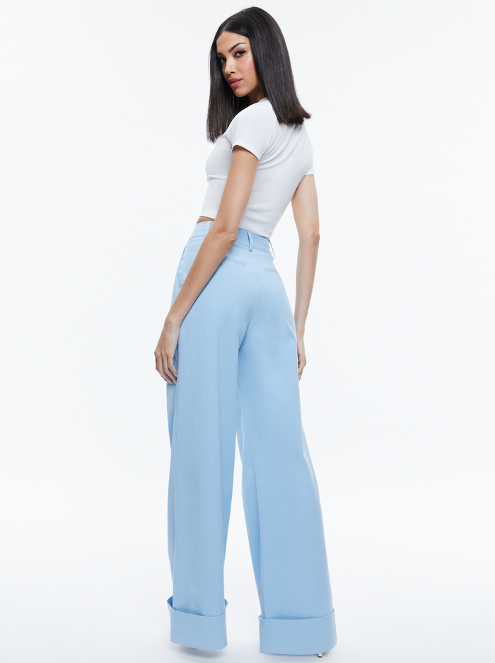 TOMASA PANT - MINERAL BLUE image 2 - Alice And Olivia