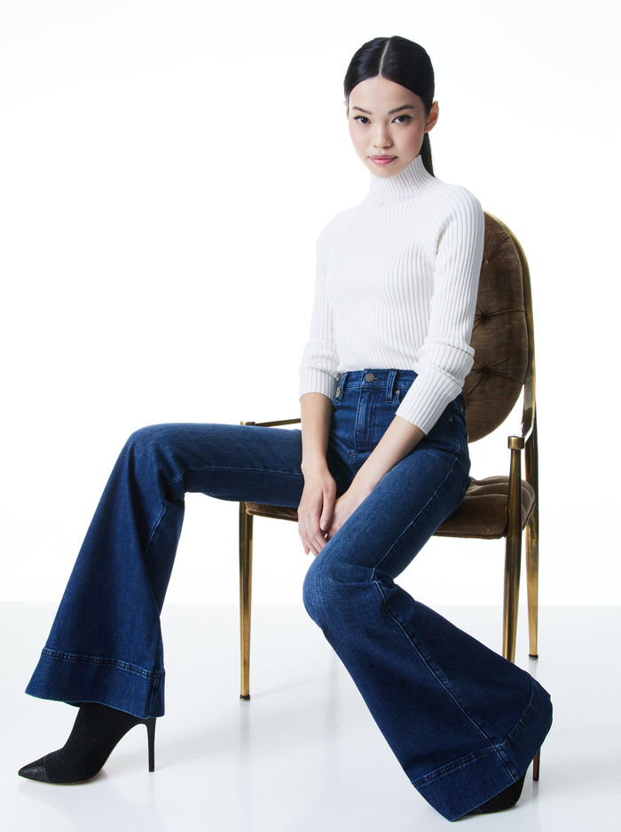 BEAUTIFUL HIGH RISE BELL - LOVE TRAIN image 4 - Alice And Olivia