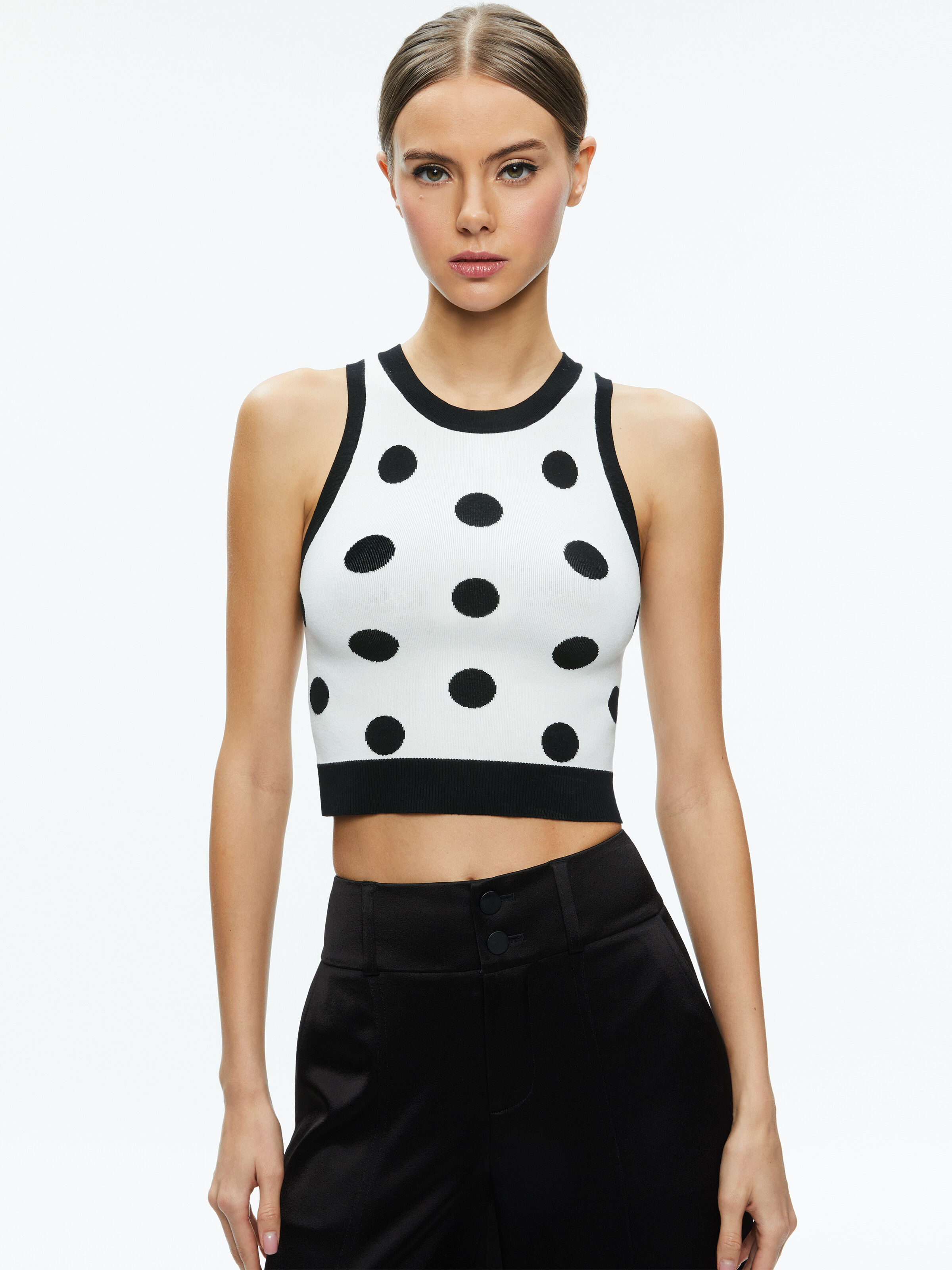 ■Alice + Olivia/希少 Breslin Corset Top In Blue Multi | Alice + Olivia