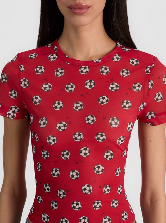 GO FOR GOLD HIBISCUS-TESS TEE