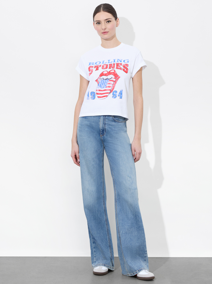 SHIRA TEE - WHITE/MULTI image 4 - Alice And Olivia