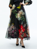 NILDA VOLUMINOUS MAXI SKIRT - ESSENTIAL FLORAL