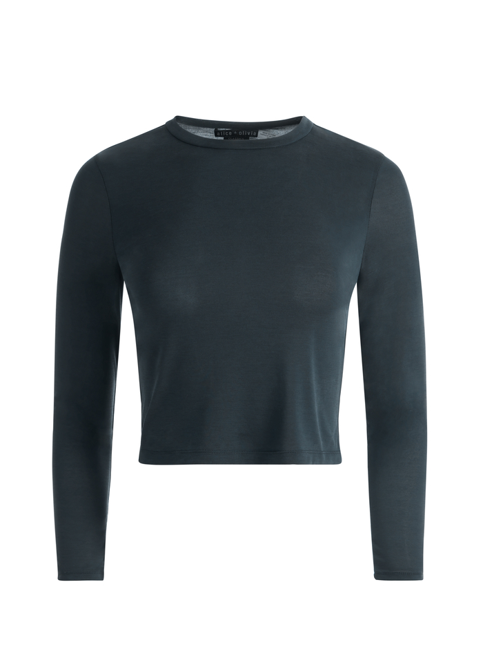 FITTED TEE - BLACK image 5 - Alice And Olivia