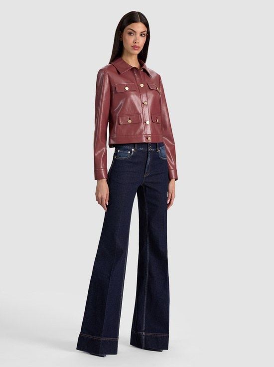 ALEX VEGAN CROPPED JACKET