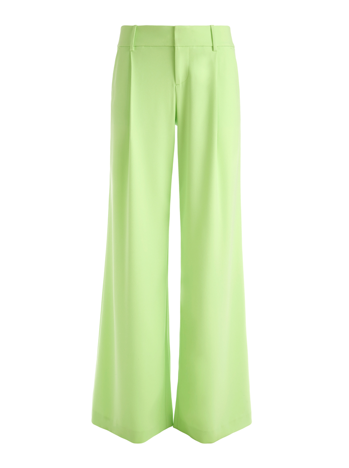 ERIC LOW RISE PANT - SHARP GREEN image 5 - Alice And Olivia