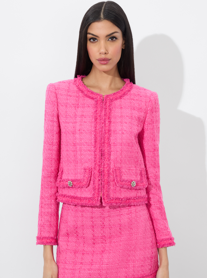 LANDON JACKET - WILD PINK - Alice And Olivia