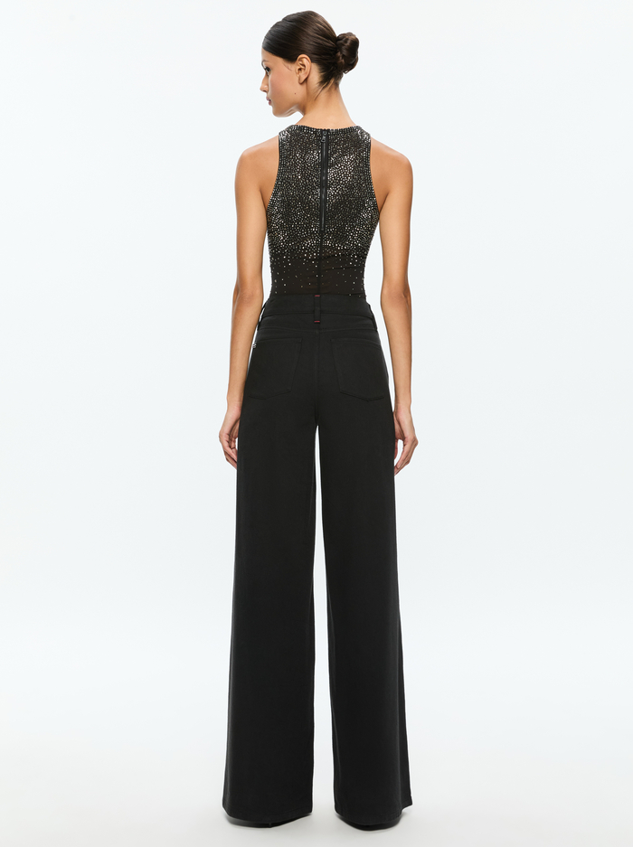 PANIA EMBELLISHED TOP - BLACK image 3 - Alice And Olivia