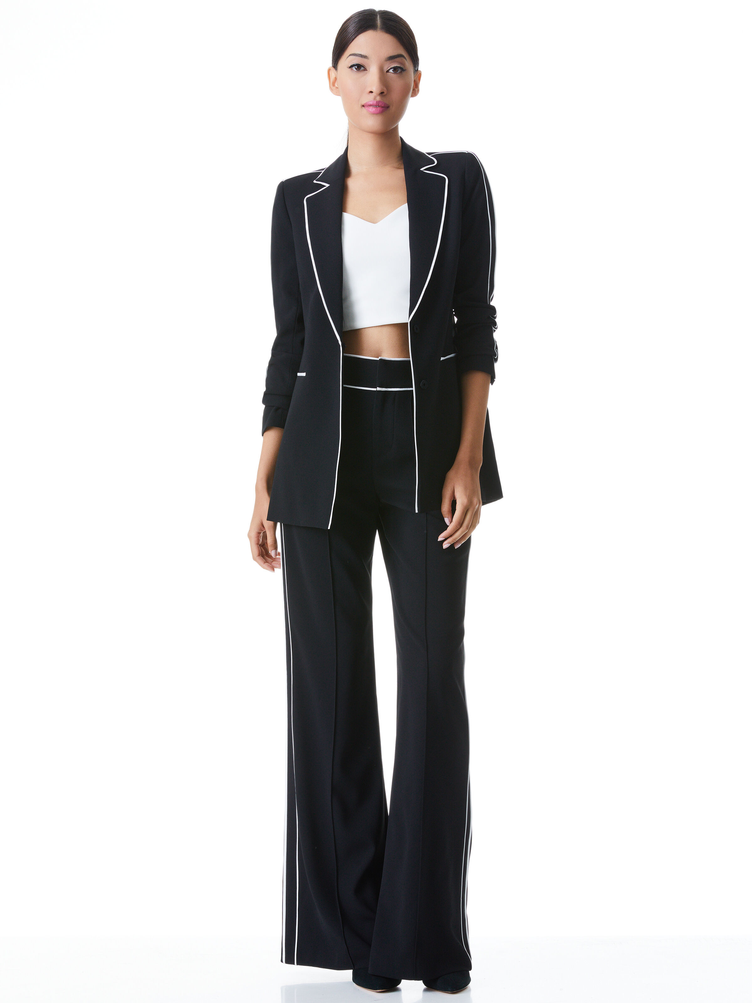 Alice and olivia pant suit deals