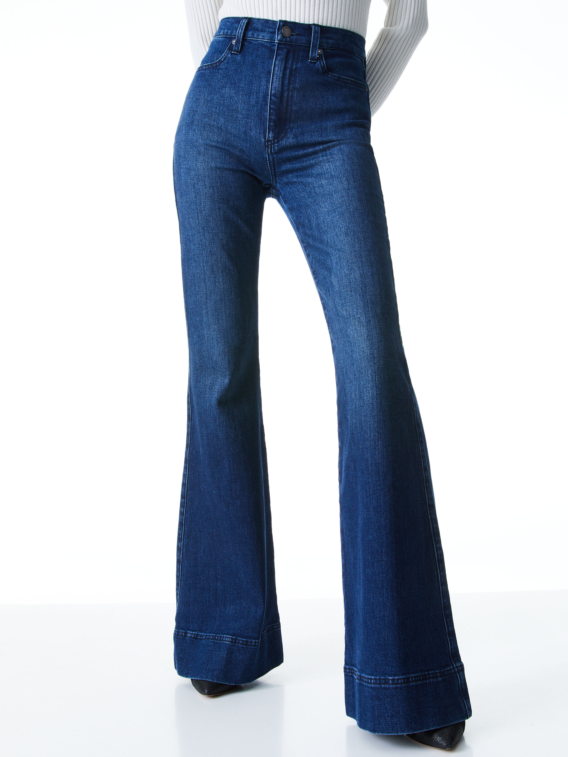 70s Blue Black Wool Plaid Bell Bottom Pants – The Hip Zipper Nashville