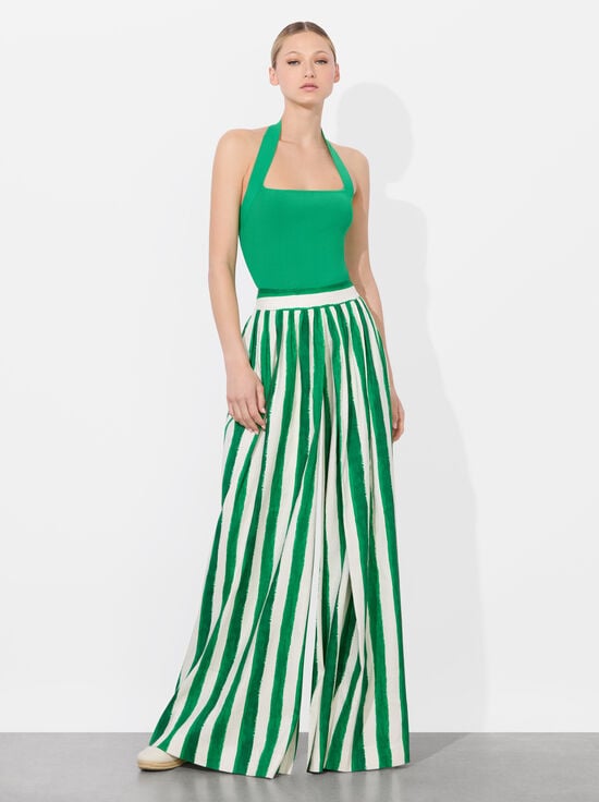 LIGHT EMERALD-CELLY HALTER TANK