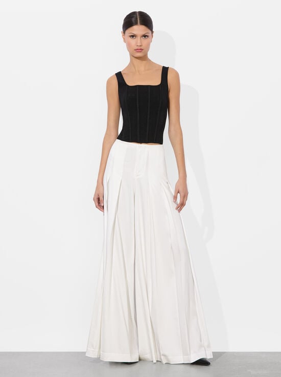 OFF WHITE-AINSLIE WIDE LEG PANT