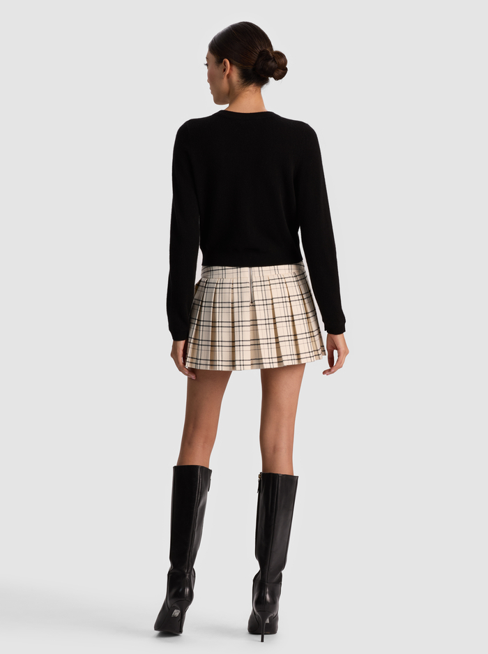 DOLLIE CASHMERE CARDIGAN - BLACK image 2 - ALICE + OLIVIA