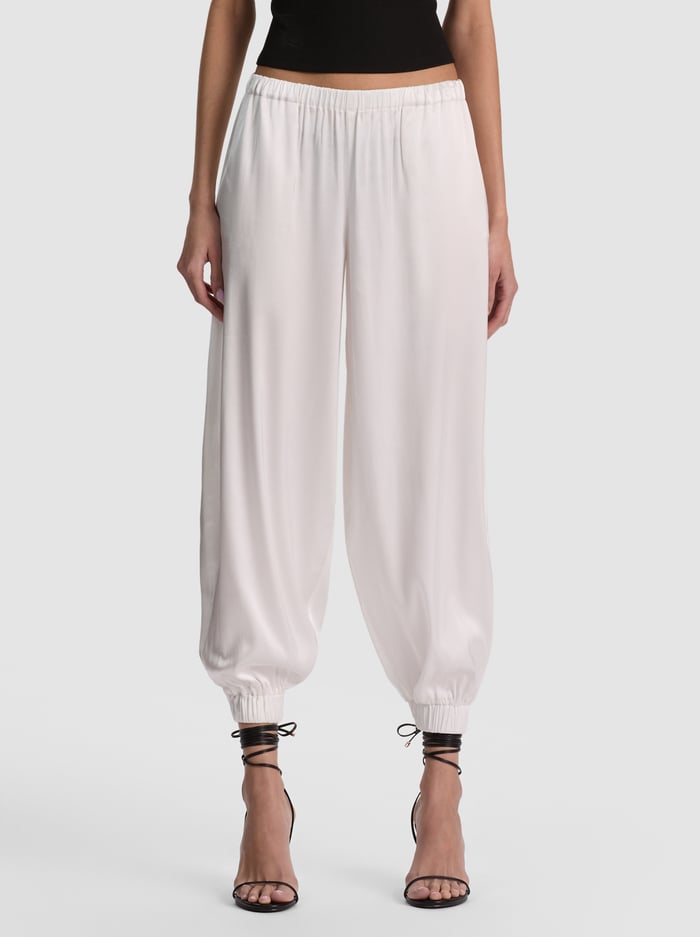 DECLAN PULL ON GENIE PANT - OFF WHITE - ALICE + OLIVIA
