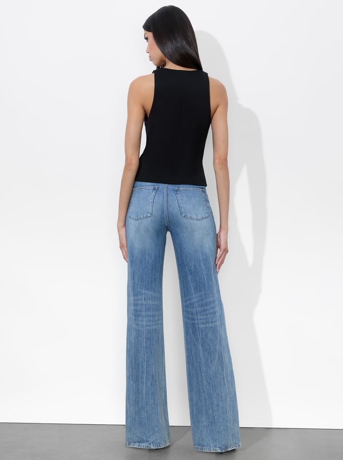 MAZIE VEST - BLACK image 2 - Alice And Olivia