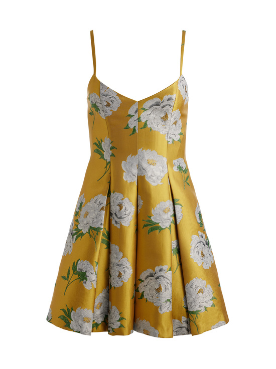FLORAL CAFE GOLDEN HOUR-ISABELLE MINI DRESS