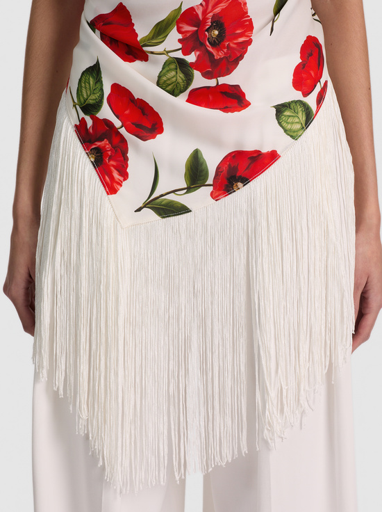 SUMMER POPPY-MESHA SHAWL