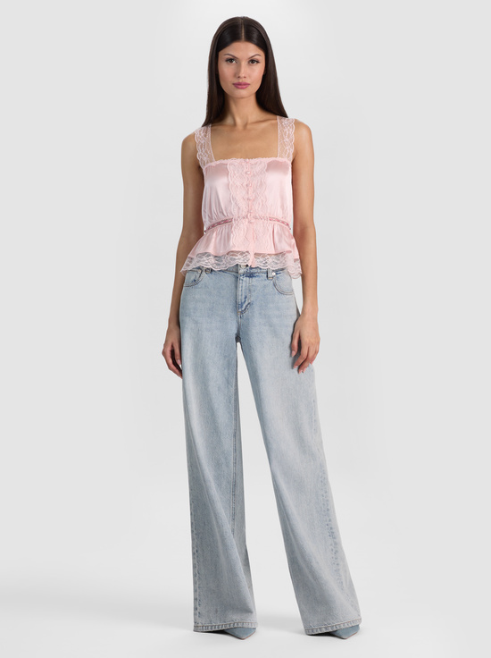 ENGLISH ROSE-ANNABETH CROPPED TANK