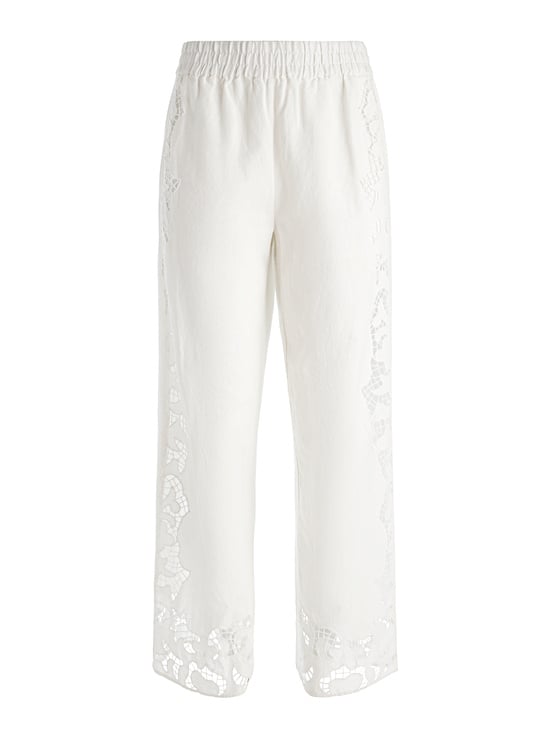 OFF WHITE-TANYA EYELET PULL ON PANT