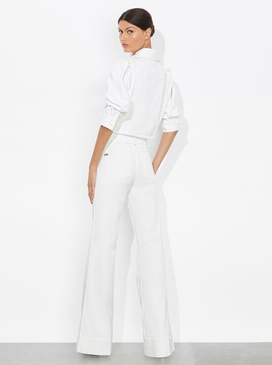WHITE-LANA DENIM JACKET