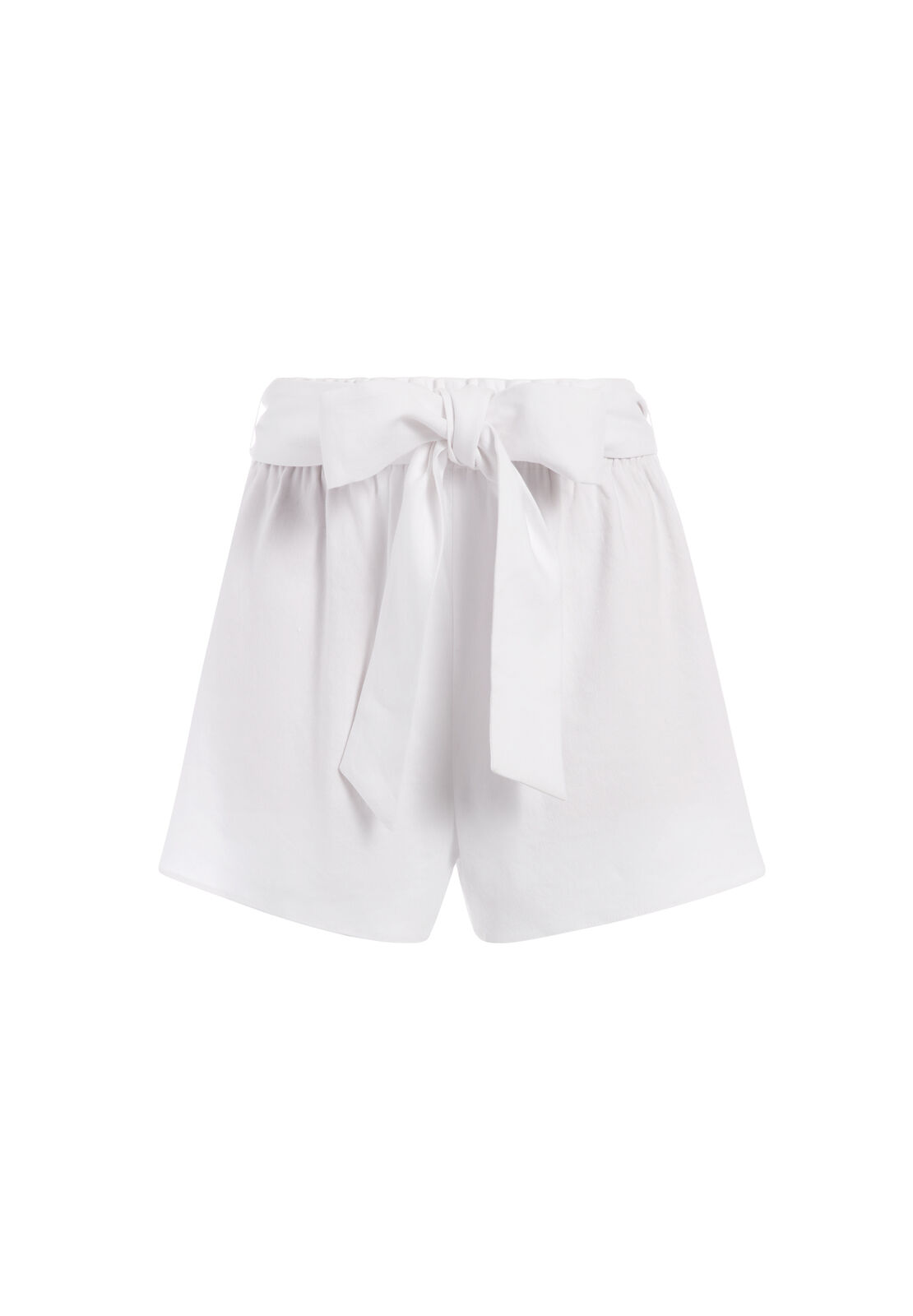 white paper bag shorts