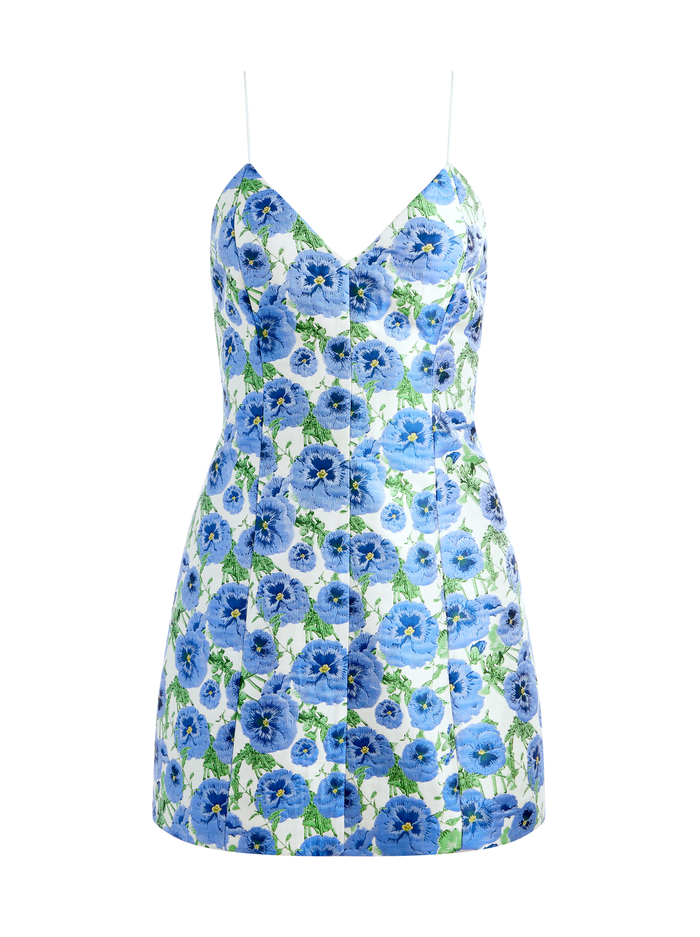 TAYLA LANTERN MINI DRESS - PERFECT PANSY image 5 - Alice And Olivia