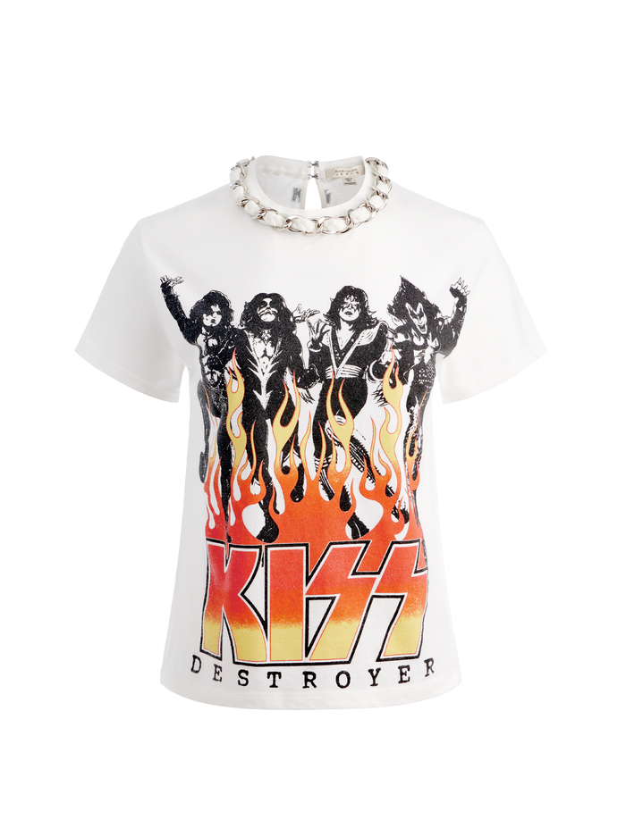 MILLER EMBELLISHED TEE - KISS image 5 - Alice And Olivia