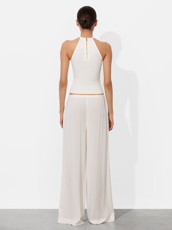 SOFT WHITE-HEIDI POINTELLE TANK