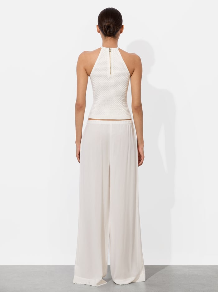 HEIDI POINTELLE TANK - SOFT WHITE image 2 - Alice And Olivia