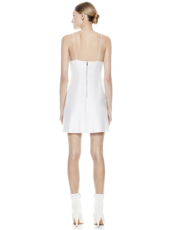 HARMONY SLIP DRESS - OFF WHITE image 1 - Alice And Olivia