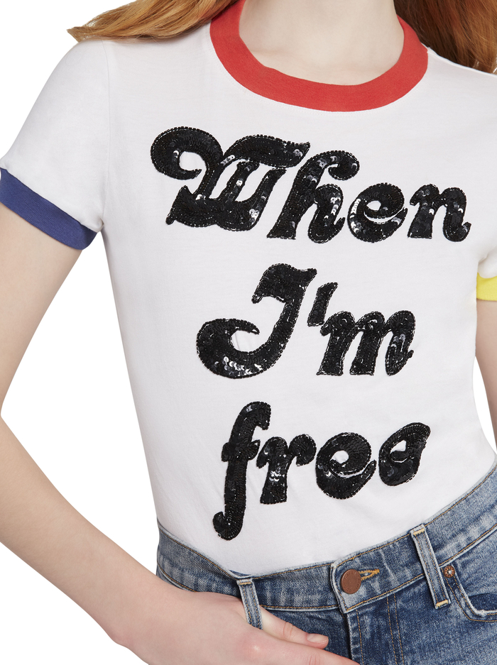 AO X LAKWENA RYLYN TEE - WHITE/MULTI image 3 - Alice And Olivia