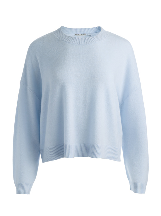 BLUE BREEZE-MARGIE CASHMERE PULLOVER