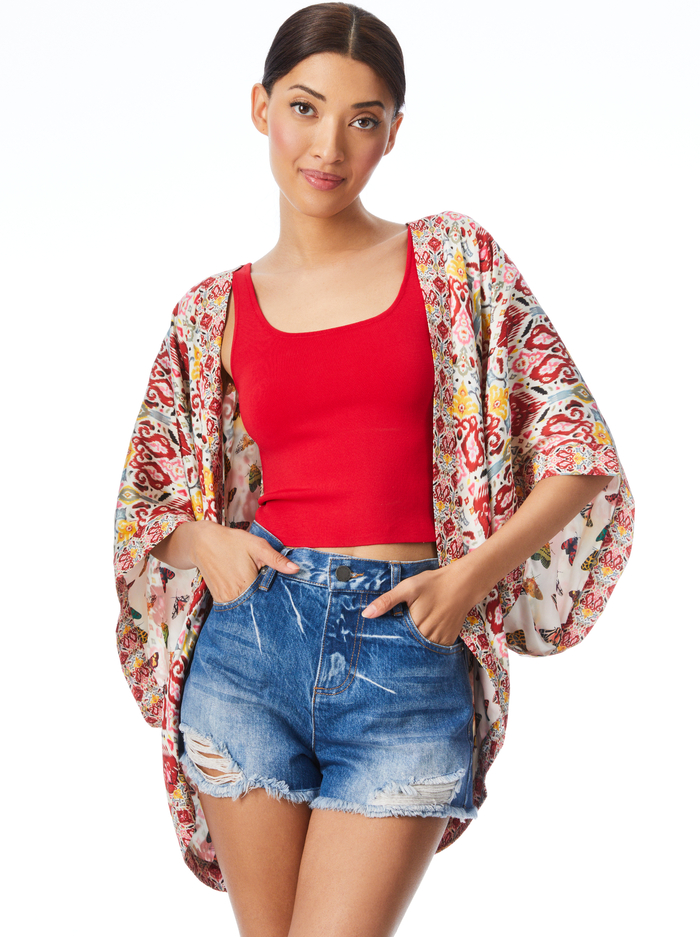 DARYN CROPPED TANK - RUBY image 6 - ALICE + OLIVIA