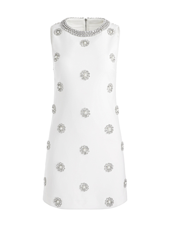 OFF WHITE-CLYDE MINI DRESS