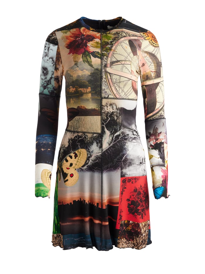 DELORA MINI DRESS - ECO FUSION image 5 - Alice And Olivia