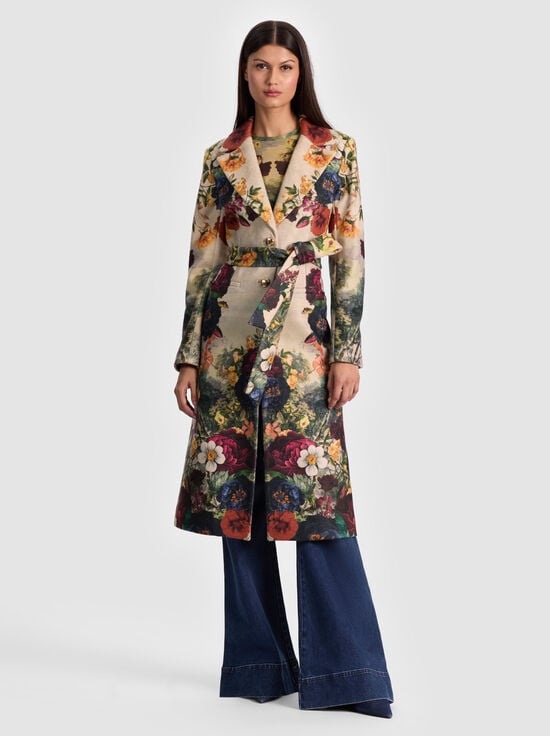 FORBIDDEN FOREST-JOELLE BELTED COAT